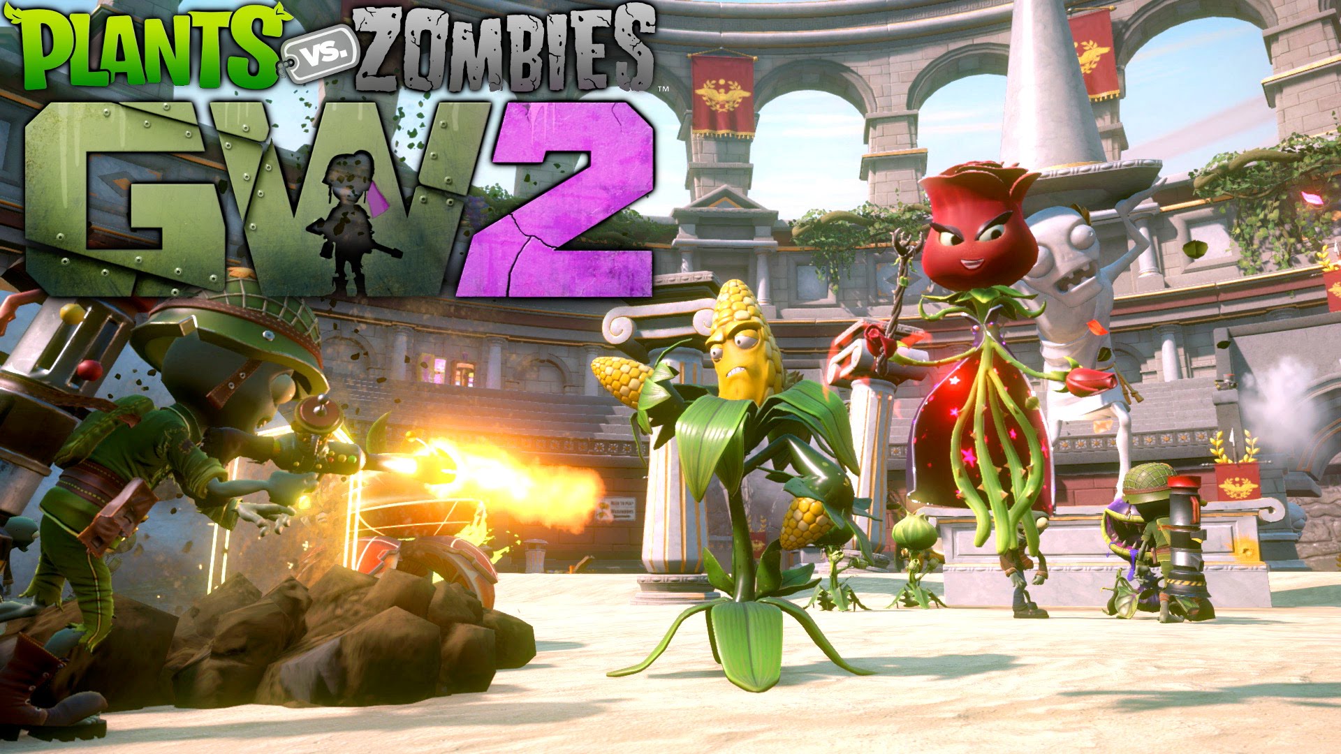 Jogo Game Playstation PS4 Plants vs Zombies GW2