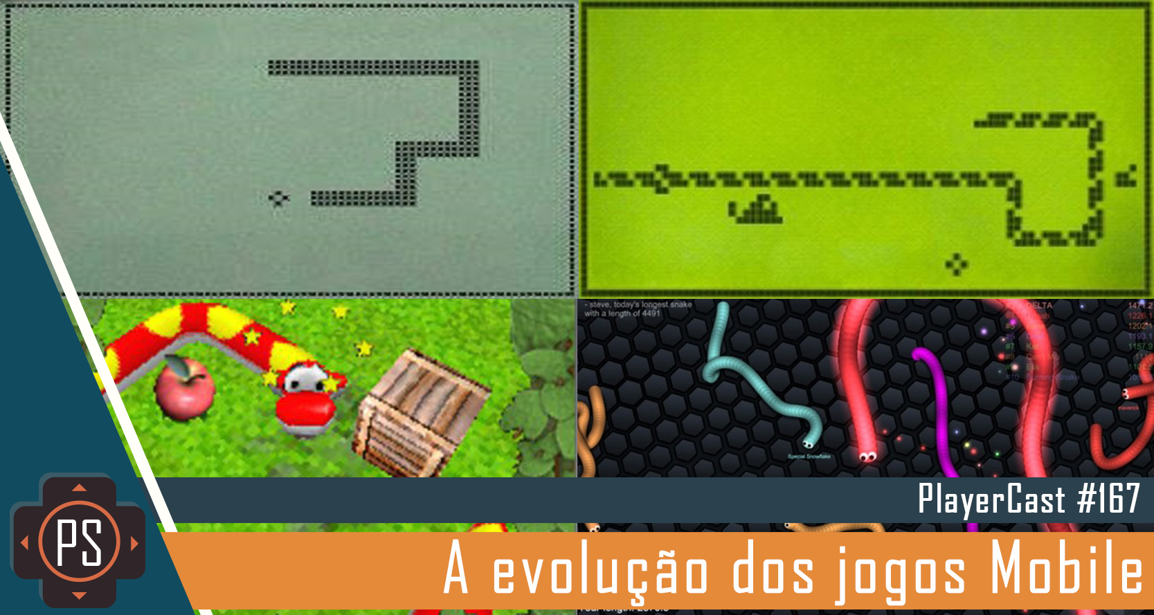 joguei o jogo da cobrinha no meu tablet 